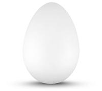 Netuno 1 œuf en polystyrène 18 cm Oeuf Blanc décoratif Oeufs de Pâques Faux Oeufs Blancs pour Bricolage décoration Pâques travaux manuels DIY