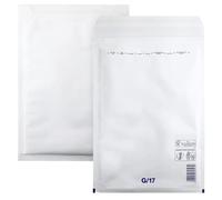 Netuno 10 enveloppes à bulles d'air G/17 250x350mm enveloppe bulle blanche pochettes blanche d'expedition rembourrée matelassée emballage indéchirable enveloppe d'expédition recy avec film à air