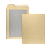 Netuno 10 enveloppes à dos cartonné C4 400g pochettes dos carton rigide