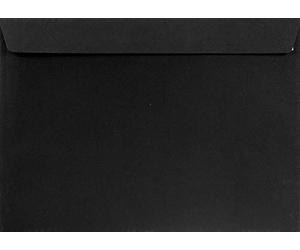 Netuno 10 enveloppes noires élégantes C4 229 x 324 mm 120g Burano Nero grande enveloppe enveloppes colorées pour documents photos invitations mariage certificats contrats lettres A4