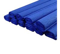 Netuno 10 rouleaux de papier crépon bleu 200 x 50 cm papier crêpe coloré pour bricolage décoration DIY loisirs créatifs cadeau fête mariage projets artistique travaux manuels