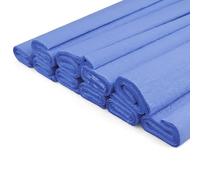 Netuno 10 rouleaux de papier crépon bleu foncé 200 x 50 cm papier crêpe coloré pour bricolage décoration DIY loisirs créatifs cadeau fête mariage projets artistique travaux manuels