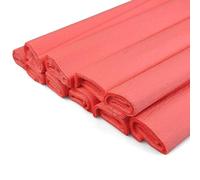 Netuno 10 rouleaux de papier crépon saumon 200 x 50 cm papier crêpe coloré pour bricolage décoration DIY loisirs créatifs cadeau fête mariage projets artistique travaux manuels