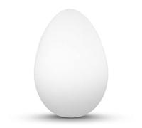 Netuno 10 œufs en polystyrène 8 cm Oeuf Blanc décoratif Oeuf de Pâques Faux Oeufs Blancs pour Bricolage décoration Pâques travaux manuels DIY