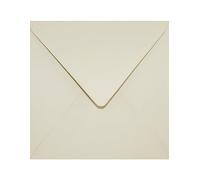 Netuno 100 enveloppes beige carrées 153x153 mm élégantes et raffinées