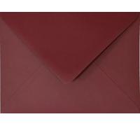 Netuno 100 enveloppes bordeaux B6 125 x 175 mm 120g Malmero Palissandre enveloppe faire-part enveloppe colorée enveloppes couleur pour lettres invitations mariage cartes de voeux anniversaires Noël