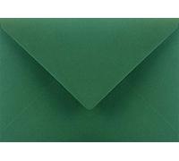 Netuno 100 enveloppes de couleur vertes foncées C5 162x229mm 115g Sirio Color Foglia rabat pointu enveloppes colorées pour mariage anniversaire baptême Noël invitations cartes-lettres cartes de voeux