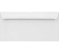 Netuno 100 enveloppes longues blanches DL 110x220mm 100g Lessebo Smooth White rabat droit enveloppes décoratives idéales pour invitations brochures flyers courrier publicitaire cartes de vœux lettres