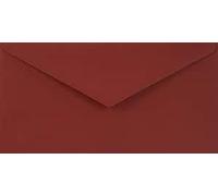 Netuno 100 enveloppes longues rouge foncé DL 110x220mm 115g Sirio Color Cherry enveloppes colorées décoratives enveloppes élégantes pour lettres invitations mariage Noël cartes de voeux documents