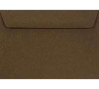 Netuno 100 enveloppes marron C6 114 x 162 mm 90g Burano Tabacco enveloppe couleur enveloppes colorées pour faire-part lettres cartes de vœux invitations mariage anniversaire cartes postales