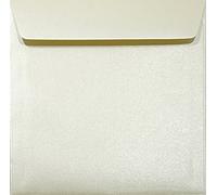 Netuno 100 enveloppes nacrées crème carrées 156x156 mm chic et raffinées | 120g Majestic Candlelight Cream · enveloppes sophistiquées et distinguées pour mariage, faire-part de mariage & baptême