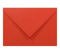 Netuno 100 enveloppes rouges C6 114x162 mm Rainbow 80g rabat pointu enveloppes colorées décoratives pour lettres invitations mariage Noël cartes de voeux anniversaire fêtes cartes postales