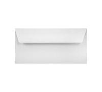 Netuno 100 enveloppes striées blanches DL 110 x 220 mm 120g Acquerello Bianco enveloppes longues élégantes texture côtelée papier gaufré pour mariage anniversaire invitations cartes de vœux