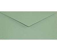 Netuno 100 enveloppes vertes DL 110x220 mm élégantes et raffinées | 120g Keaykolour Matcha Tea · enveloppes festives pour Noël, faire-part de mariage & Avent