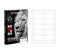 Netuno 100 feuilles étiquettes thermique A4 (10 étiquettes 85x50 mm par feuille) 1000 étiquettes sur feuille mates autocollantes imprimables étiquettes universelles pour laser jet d'encre