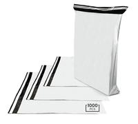 Netuno 1000 pochettes d'expédition 400 x 500 mm sac plastique expédition pochettes en film sacs d'expédition en plastique sacs d'envoi colis enveloppes plastiques opaques sac transport autocollant