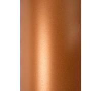 Netuno 100x feuilles de papier cuivre nacré 125g A4 210x297mm Sirio Pearl Copperplate papier de haute qualité pour mariage anniversaire Noël invitations diplômes cartes de vœux scrapbooking bricolage