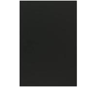 Netuno 100x papier cartonné noir A4 210x297mm 210g Sirio Color Nero papier épais de couleur pour tickets anniversaire mariage invitations bricolage Noël cartes de vœux brochures cartes de menu
