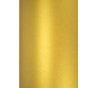 Netuno 100x papier doré nacré 120g A4 210x297mm Aster Metallic Cherish papier métallisé brillant pour scrapbooking bricolage DIY décoration travaux manuels invitations mariages anniversaires