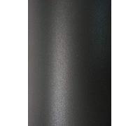 Netuno 10x feuilles de carton noir nacré 230g A4 210x297mm Sirio Pearl Coal Mine papier de haute qualité pour mariage anniversaire Noël invitations diplômes cartes de vœux scrapbooking bricolage