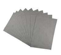 Netuno 10x Feutrine Déco Gris A4 1 mm Feutrine pour Décoration Feutrine pour Couture Bricolage Feutrine pour Enfants Feuilles de Feutrine Feutrine Grise Décoration de Table Déco de Pâques Printemps