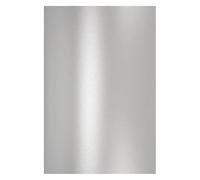 Netuno 10x papier argenté nacré 250g A5 148x210mm Aster Metallic Silver papier cartonné brillant effet métallisé carton perlé décoratif pour Noël mariage anniversaire cartes de voeux décorations