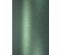 Netuno 10x papier cartonné vert nacré A4 297 x 210mm 250g Majestic Gardeners Green papier cartonné perlé de bricolage carton brillant décoratif pour invitations cartes de vœux mariage cartes de menu