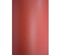Netuno 10x papier rouge nacré 120g A4 210 x 297 mm Aster Metallic Ruby papier métallisé brillant pour scrapbooking bricolage DIY décoration travaux manuels invitations mariages anniversaires