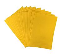 Netuno 10x tissu en feutre jaune foncé A4 1mm feuille de feutrine pour décoration bricolage DIY loisirs créatifs costumes projets textiles projets artisanaux jouets scrapbooking découpage