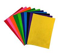 Netuno 10x tissu en feutre multicolore A4 1mm feuille de feutrine pour décoration bricolage DIY loisirs créatifs costumes projets textiles projets artisanaux jouets scrapbooking découpage