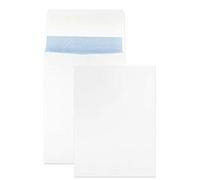 Netuno 125 enveloppes à soufflet blanches papier kraft C5 162 x 229 mm 120g pochettes d’expédition à soufflets enveloppe d’expédition pochette courrier avec soufflet pour documents dossiers livres