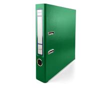 Netuno 1x classeur à anneaux vert A4 mécanisme à 2 anneaux 5cm classeur à 2 anneaux classeur plastique éco classeur d'école classeur pour documents de format A4 classeur à levier bureau maison