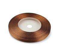 Netuno 1x rouleau ruban satin cuivre 6mm x 32m ruban de tissu rubans de satin ruban cadeau ruban décoratif pour emballages cadeaux décoration bricolage DIY ruban de couleur ruban de soie satin