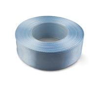 Netuno 1x ruban de satin bleu ciel 25 mm x 32 m rouleaux de ruban satin bande tissu multicolore bande de décoration à bricoler pour Noël Pâques cadeau anniversaire mariage DIY