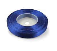 Netuno 1x ruban de satin bleu profond 12 mm x 32 m rouleaux de ruban satin ruban tissu multicolore ruban de décoration ruban à bricoler ruban satin décoratif pour Noël Pâques cadeau anniversaire