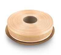 Netuno 1x ruban mousseline écru avec fil doré 15 mm x 22 m ruban de décoration ruban organza rouleau de ruban pour emballages cadeaux bricolage mariage Noël fleurs anniversaires artisanat