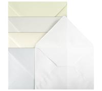Netuno 20 grandes enveloppes colorées claires C5 162x229 mm pour lettres