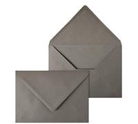 Netuno 20 grandes enveloppes grises C5 162x229 mm pour invitations