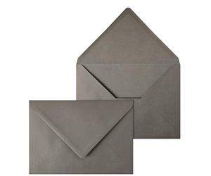 Netuno 20 grandes enveloppes grises C5 162x229 mm pour invitations