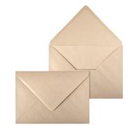 Netuno 20 grandes enveloppes nacrées rose C5 162x229 mm pour faire-part
