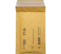 Netuno 200 enveloppes d'expédition marron A/11 120x 175 mm enveloppe matelassée sans plastique pochettes d'expédition matelassées enveloppes rembourrees recyclable enveloppes écologiques 100% papier