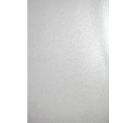 Netuno 20x carton blanc nacré A4 210 x 297 mm 250g Aster Metallic White Sequins papier cartonné brillant effet métallisé carton perlé pour mariage DIY cartes de vœux billets marque-places décoration