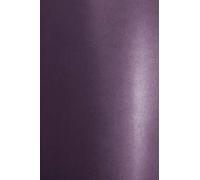 Netuno 20x carton violet nacré A4 210 x 297 mm 250g Aster Metallic Deep Purple papier cartonné brillant effet métallisé carton perlé pour mariage DIY cartes de vœux billets marque-places décoration