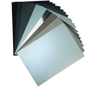 Netuno 20x papier argenté A4 210x297mm kit de papiers argentés lot de papiers colorés papier créatif coloré carton coloré imprimable carton de couleur pour DIY décoration bricolage cartes faire-part