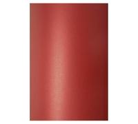 Netuno 20x papier rouge satiné nacré 120g A4 210x297mm Aster Metallic Ruby Satin papier métallisé brillant pour scrapbooking bricolage décoration travaux manuels invitations mariages anniversaires