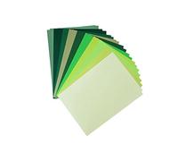 Netuno 20x papier vert A5 148 x 210 mm kit de papiers verts lot de papiers colorés papier créatif coloré carton coloré imprimable carton de couleur pour DIY décoration bricolage cartes faire-part