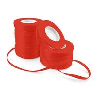 Netuno 20x rouleau ruban satin rouge 6 mm x 32 m ruban de tissu rubans de satin ruban cadeau ruban décoratif pour emballages cadeaux décoration bricolage DIY ruban de couleur ruban de soie satin