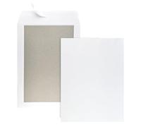 Netuno 25 enveloppes à dos cartonné C4 400g pochettes dos carton rigide