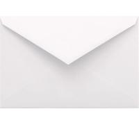 Netuno 25 enveloppes blanches 135 x 205 mm 120g Malmero Blanc enveloppes décoratives enveloppes élégantes pour cartes de voeux invitations mariage anniversaires Noël enveloppes de couleur