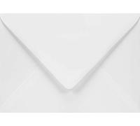 Netuno 25 enveloppes blanches B6 125x175 mm 120g Aster Smooth Extra White enveloppes rabat pointu enveloppes élégantes de haute qualité pour cartes de vœux invitations mariage Baptême anniversaires